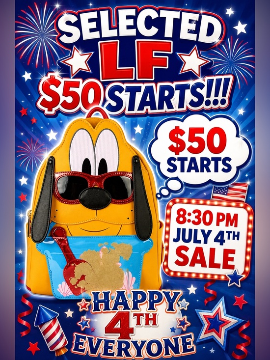 Loungefly Handbags - 🇺🇸HAPPY 4TH 🇺🇸💥 INDEPENDENCE DAY SALE
$50 SELECTED LOUNGEFLY